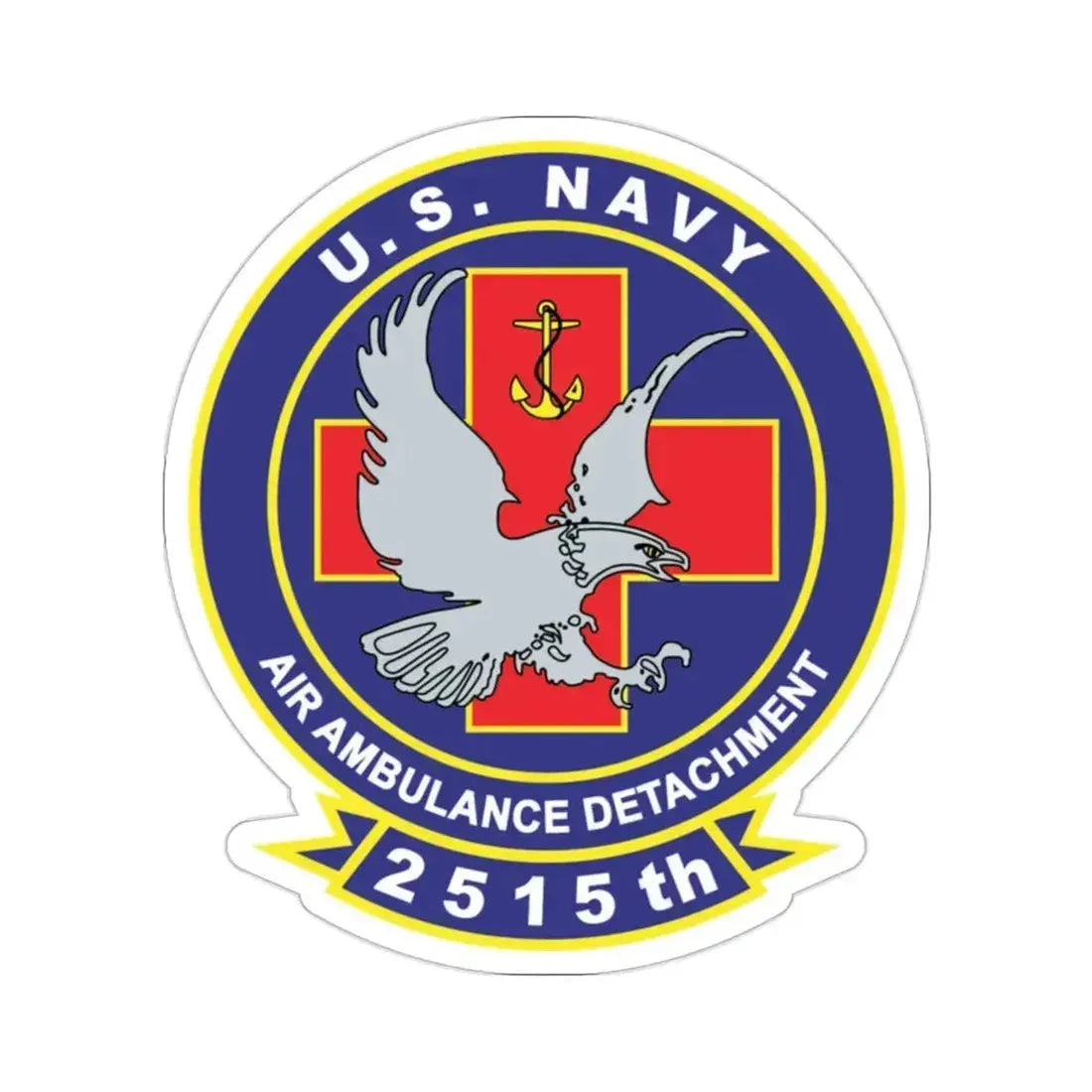 2515th AAD (U.S. Navy) STICKER Vinyl Die-Cut Decal 2 Inch - The Sticker Space