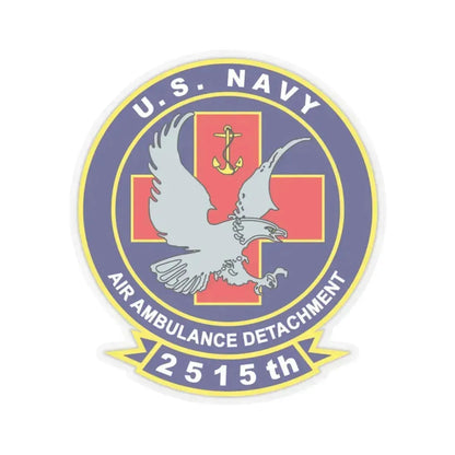 2515th AAD (U.S. Navy) STICKER Vinyl Kiss-Cut Decal 3 Inch Transparent - The Sticker Space