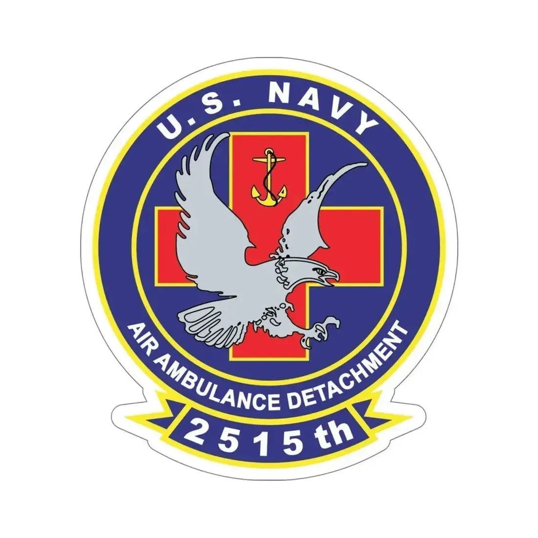 2515th AAD v2 (U.S. Navy) STICKER Vinyl Die-Cut Decal 6 Inch - The Sticker Space