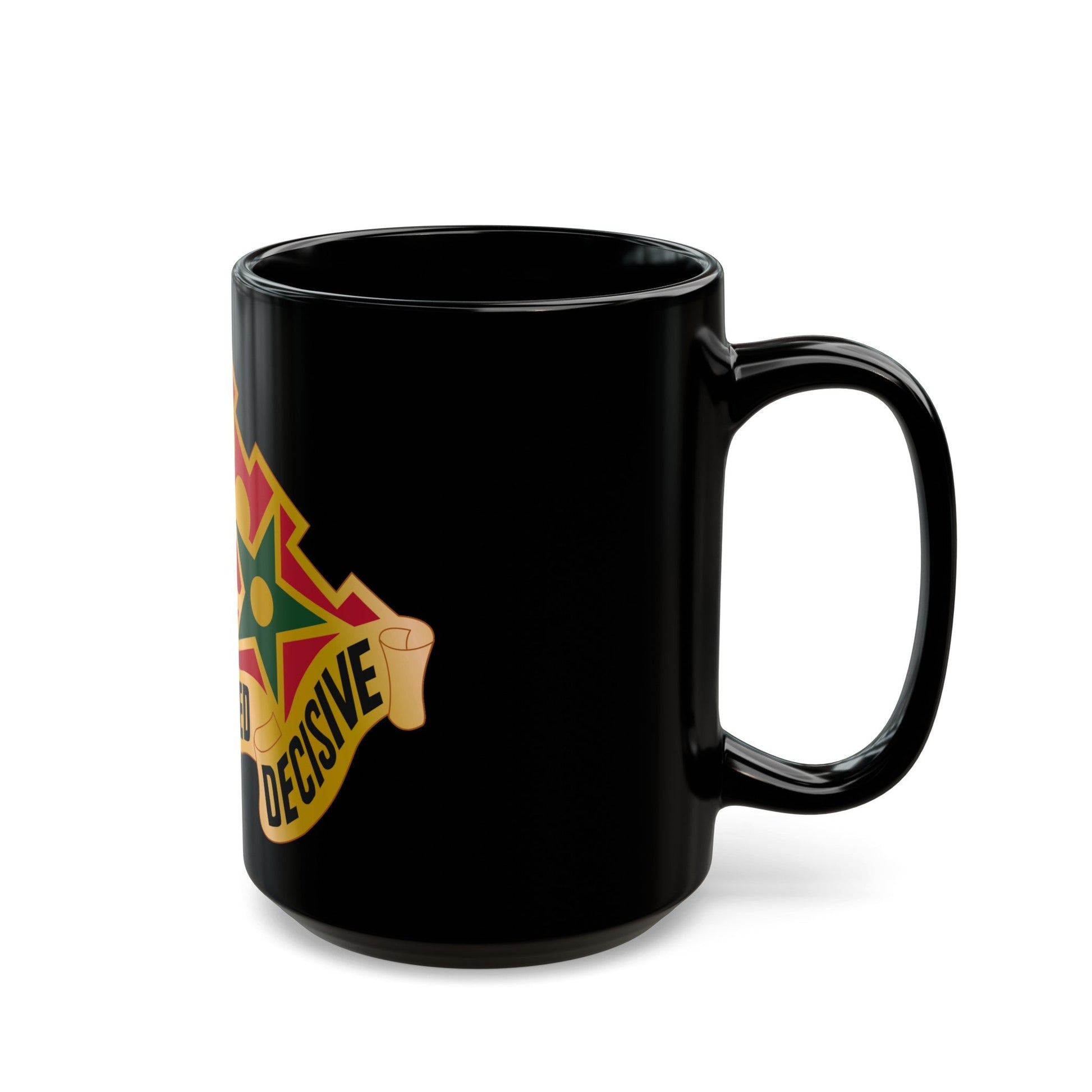 252 Armor Regiment (U.S. Army) Black Coffee Mug-The Sticker Space