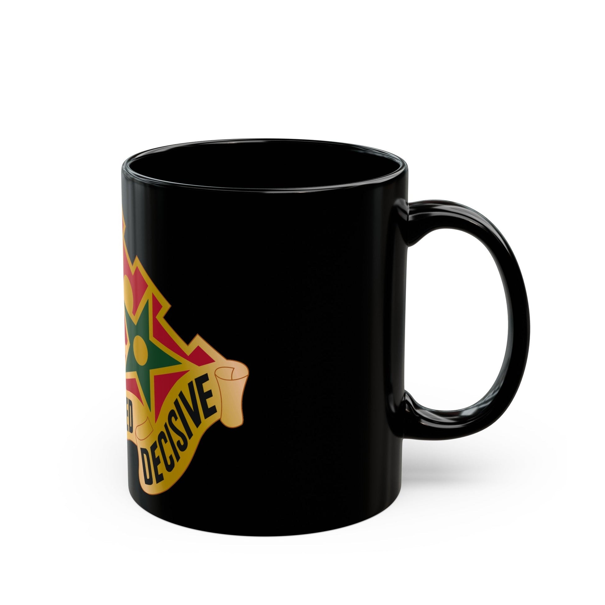 252 Armor Regiment (U.S. Army) Black Coffee Mug-The Sticker Space