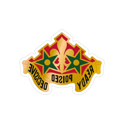 252 Armor Regiment (U.S. Army) REVERSE PRINT Transparent STICKER-3" × 3"-The Sticker Space