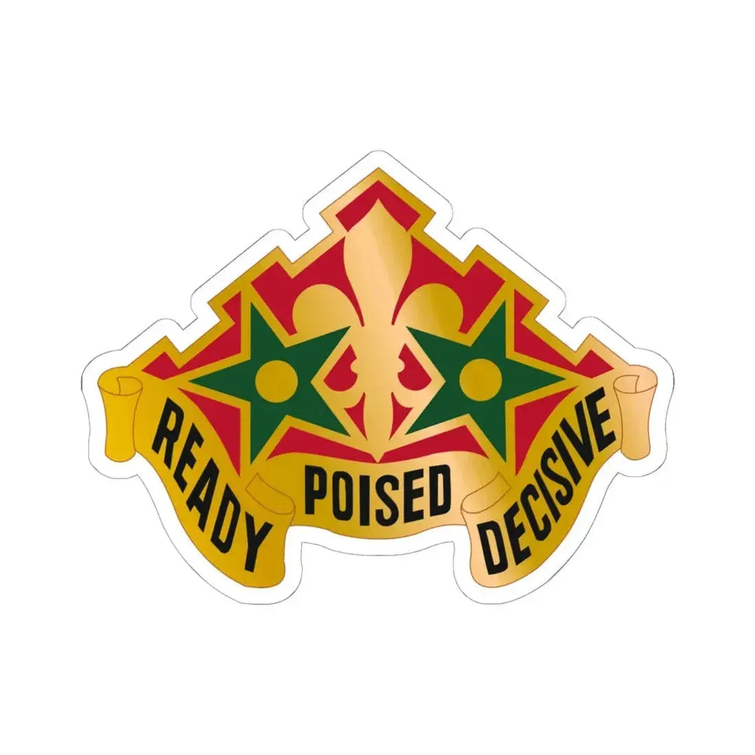 252 Armor Regiment (U.S. Army) STICKER Vinyl Kiss-Cut Decal 6 Inch White - The Sticker Space