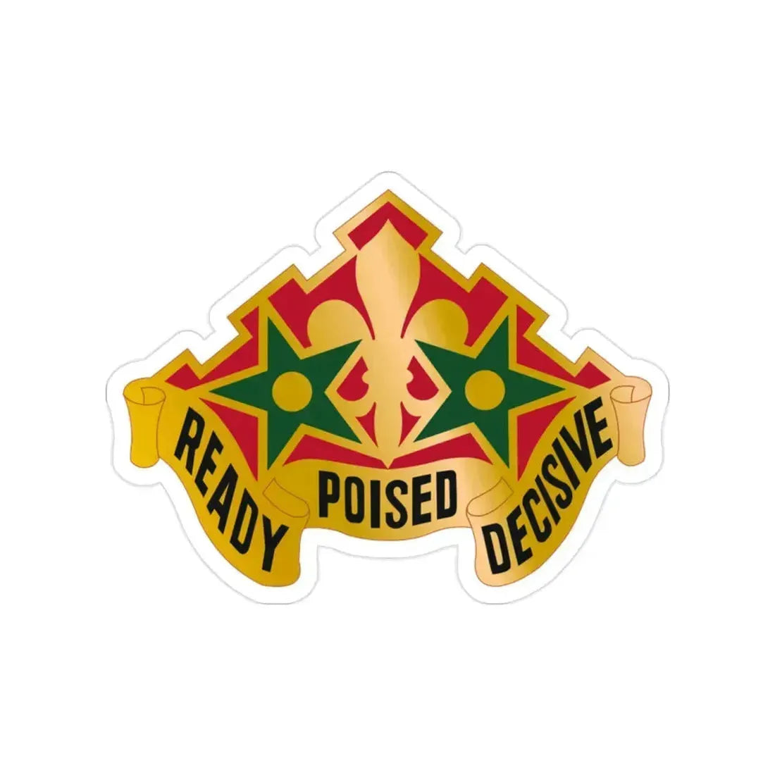 252 Armor Regiment (U.S. Army) Transparent STICKER Die-Cut Vinyl Decal 2 Inch - The Sticker Space