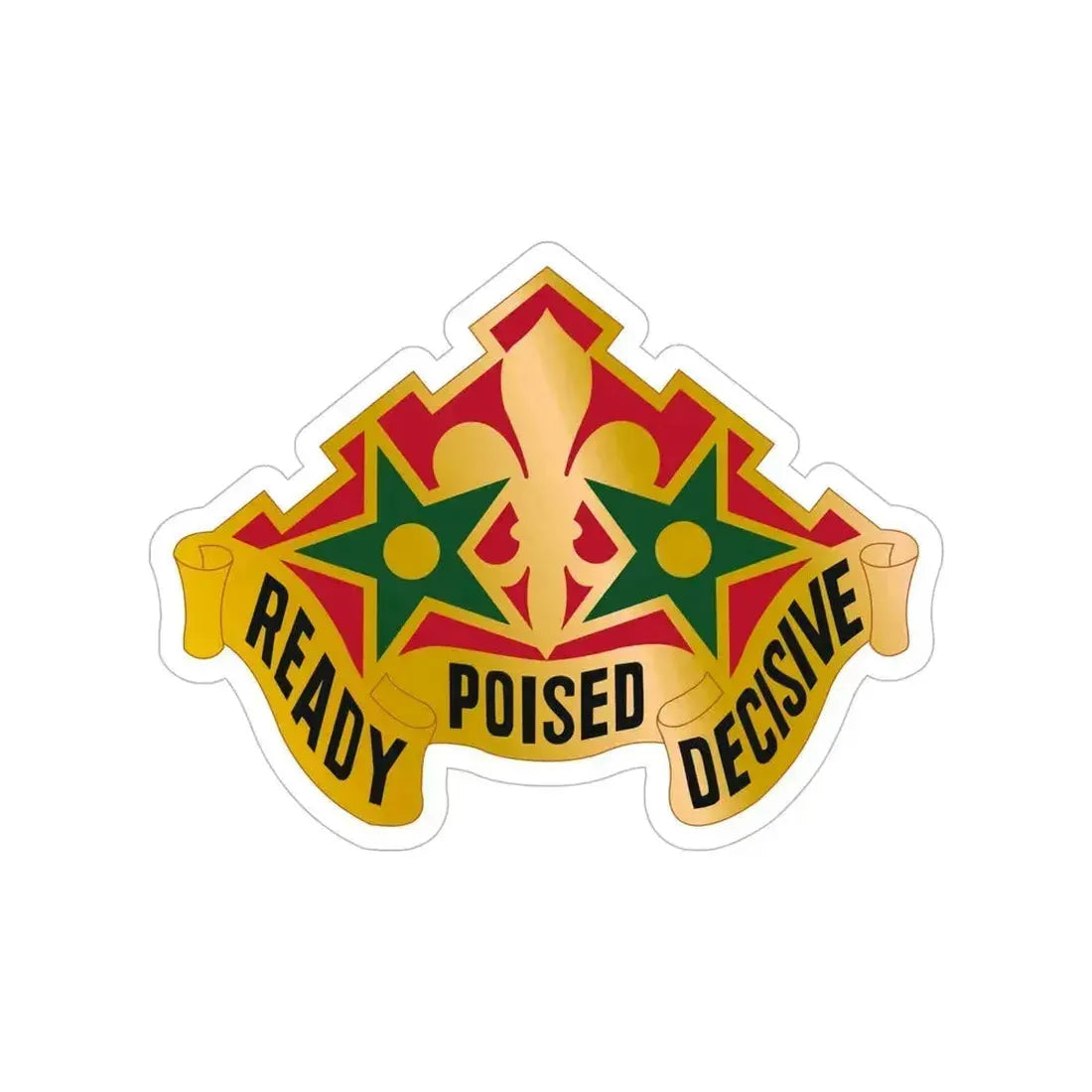252 Armor Regiment (U.S. Army) Transparent STICKER Die-Cut Vinyl Decal 6 Inch - The Sticker Space