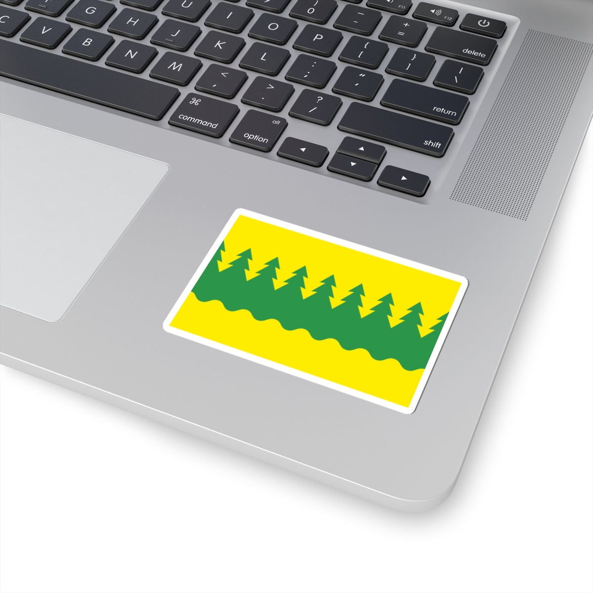 Flag of Kainuu (Finland) STICKER Vinyl Kiss-Cut Decal