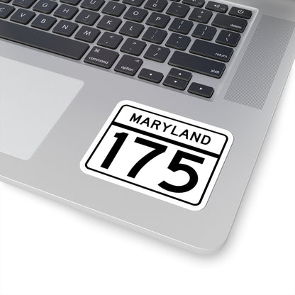 MD Route 175 (Maryland) (Road Sign) STICKER Vinyl Kiss-Cut Decal