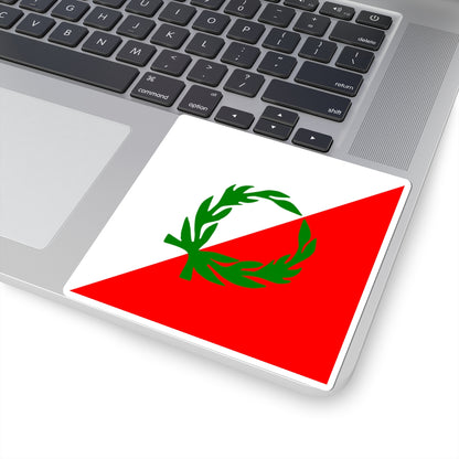 Flag of the Mount Lebanon Emirate under the Maanid dynasty (Lebanon) STICKER Vinyl Kiss-Cut Decal