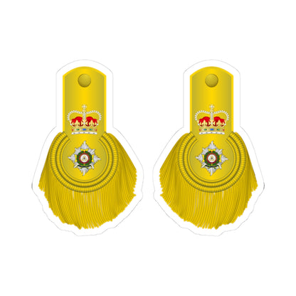 British Army Col1810 1855 (United Kingdom) (Military Rank) STICKER Vinyl Kiss-Cut Decal