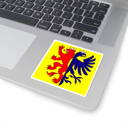 Fahne Toggenburger1 (Switzerland) STICKER Vinyl Kiss-Cut Decal