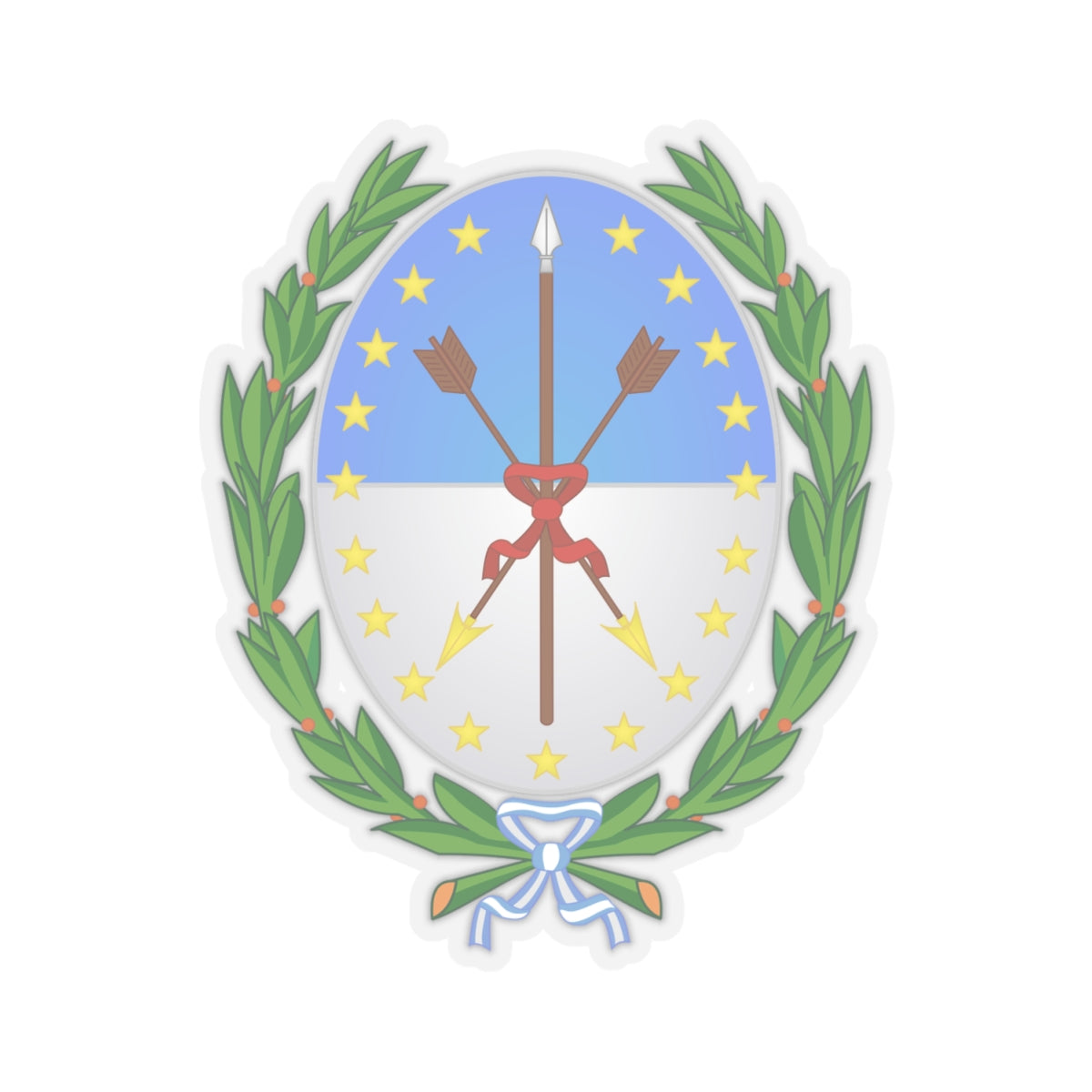 Coat of Arms Santa Fe Argentina - STICKER Vinyl Kiss-Cut Decal