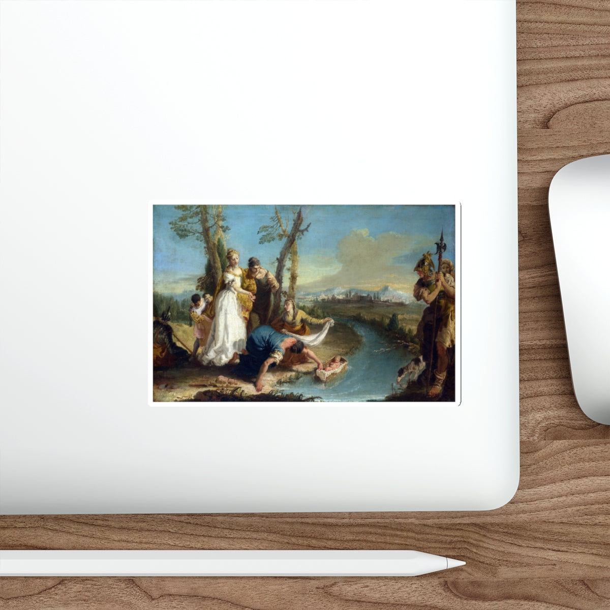 ZUGNO, Francesco - The Finding of Moses (Artwork) STICKER Vinyl Die-Cut Decal