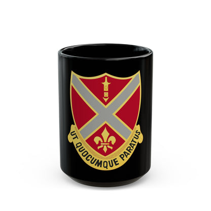 252nd Artillery Regiment (U.S. Army) Black Coffee Mug-15oz-The Sticker Space