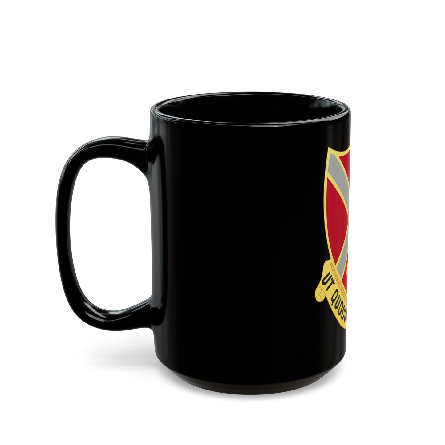 252nd Artillery Regiment (U.S. Army) Black Coffee Mug-The Sticker Space