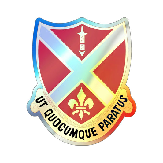 252nd Artillery Regiment (U.S. Army) Holographic STICKER Die-Cut Vinyl Decal-6 Inch-The Sticker Space