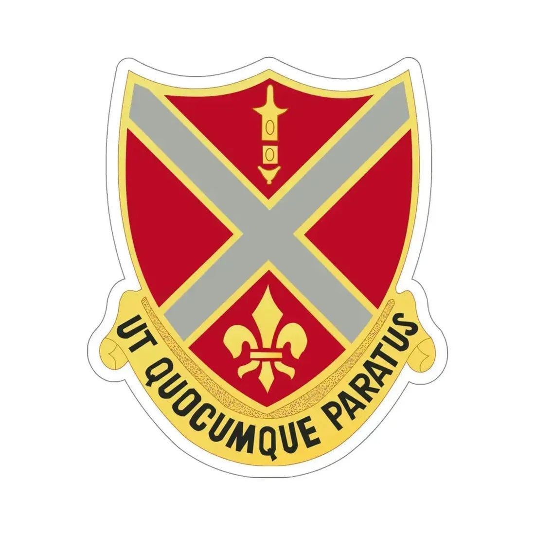 252nd Artillery Regiment (U.S. Army) STICKER Vinyl Die-Cut Decal 5 Inch - The Sticker Space