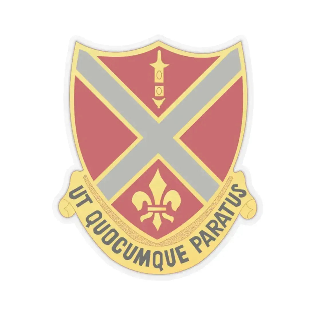 252nd Artillery Regiment (U.S. Army) STICKER Vinyl Kiss-Cut Decal 2 Inch Transparent - The Sticker Space