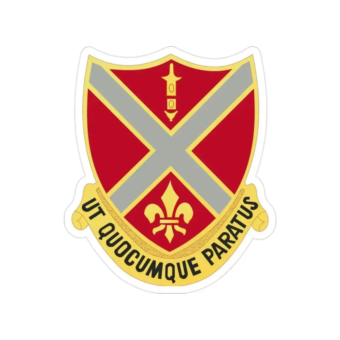 252nd Artillery Regiment (U.S. Army) Transparent STICKER Die-Cut Vinyl Decal 2 Inch - The Sticker Space