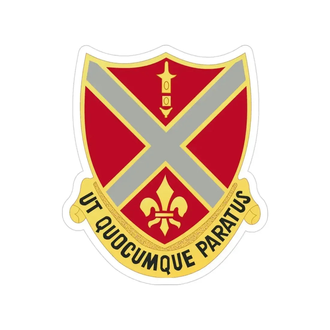 252nd Artillery Regiment (U.S. Army) Transparent STICKER Die-Cut Vinyl Decal 3 Inch - The Sticker Space