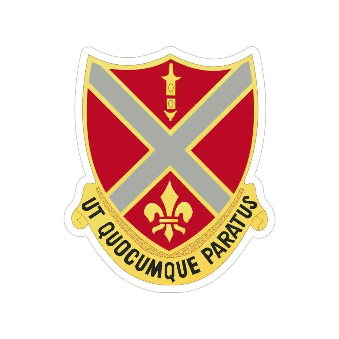 252nd Artillery Regiment (U.S. Army) Transparent STICKER Die-Cut Vinyl Decal 5 Inch - The Sticker Space