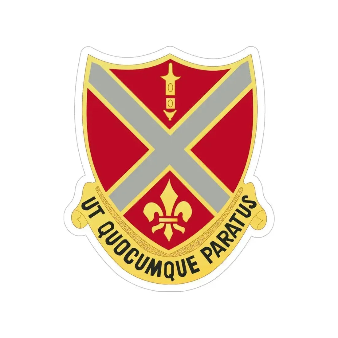 252nd Artillery Regiment (U.S. Army) Transparent STICKER Die-Cut Vinyl Decal 6 Inch - The Sticker Space