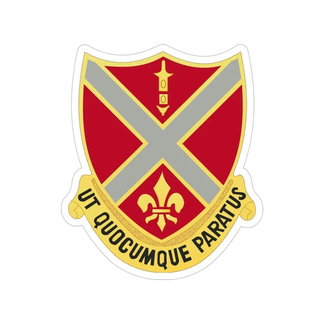 252nd Artillery Regiment (U.S. Army) Transparent STICKER Die-Cut Vinyl Decal - The Sticker Space