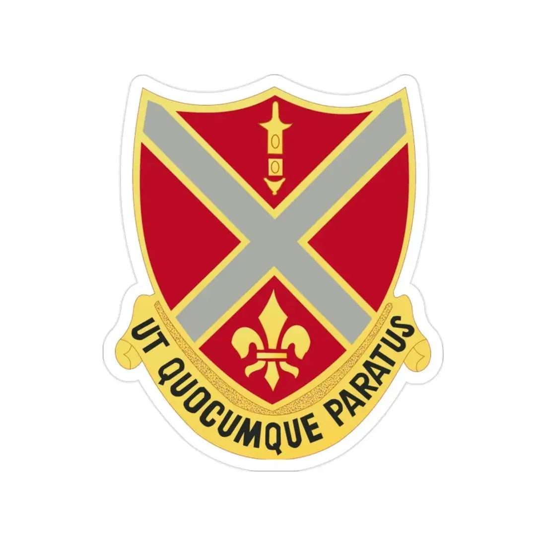 252nd Artillery Regiment (U.S. Army) Transparent STICKER Die-Cut Vinyl Decal - The Sticker Space