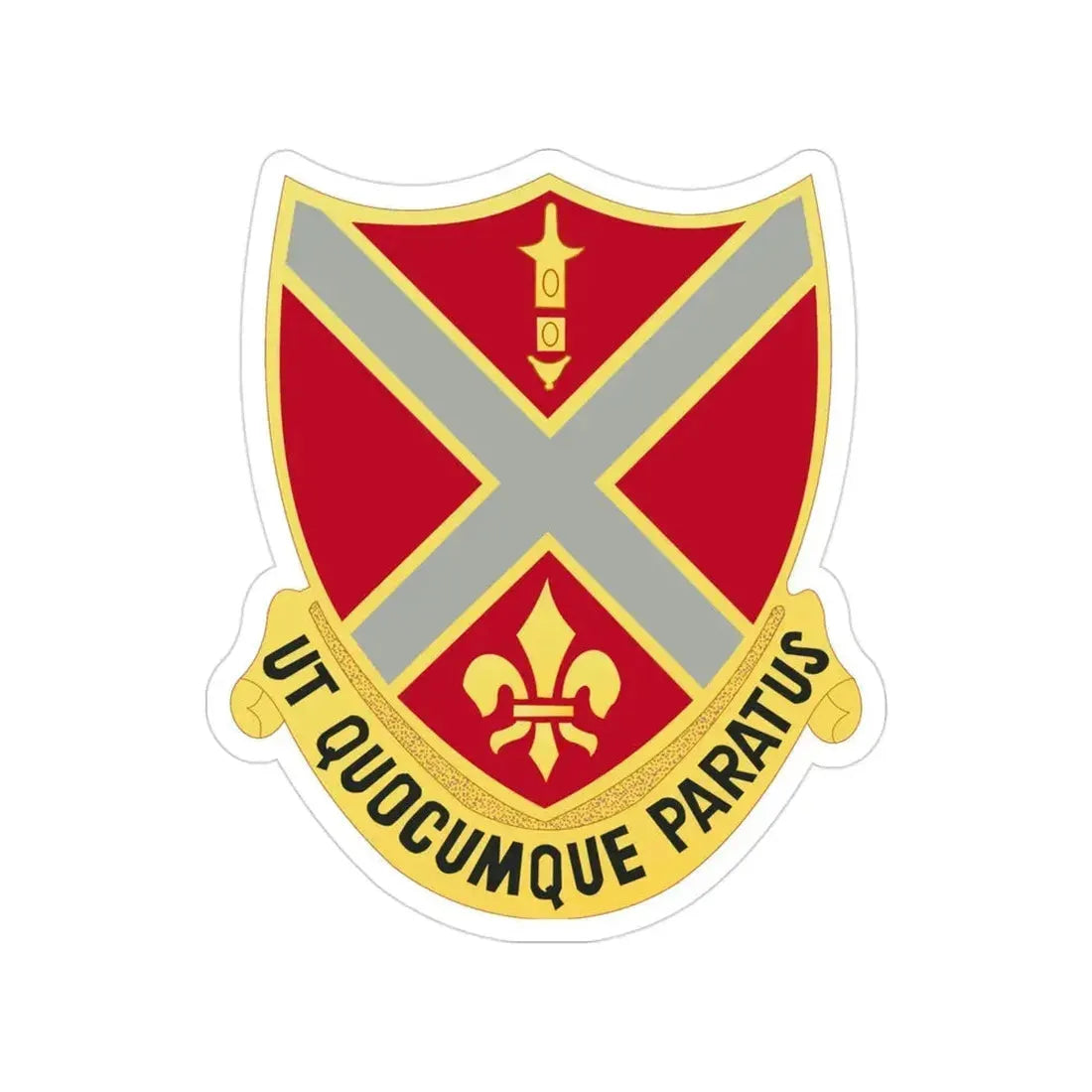 252nd Artillery Regiment (U.S. Army) Transparent STICKER Die-Cut Vinyl Decal - The Sticker Space