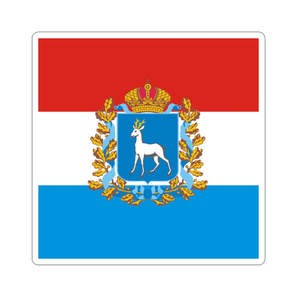 Standard of the Governor of Samara Oblast (Russia) STICKER Vinyl Kiss-Cut Decal