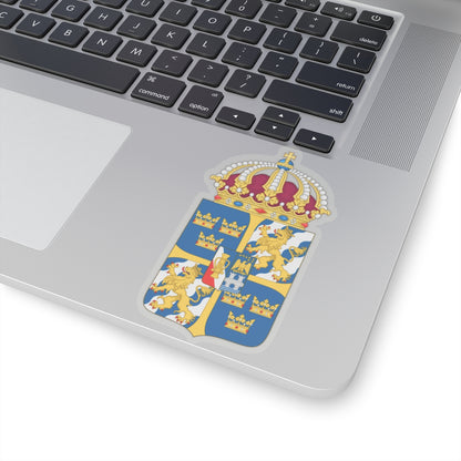 Great coat of arms of Sweden 4 - STICKER Vinyl Kiss-Cut Decal