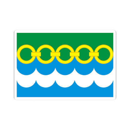 Flag of Klishinskoe Moscow oblast (Russia) STICKER Vinyl Kiss-Cut Decal