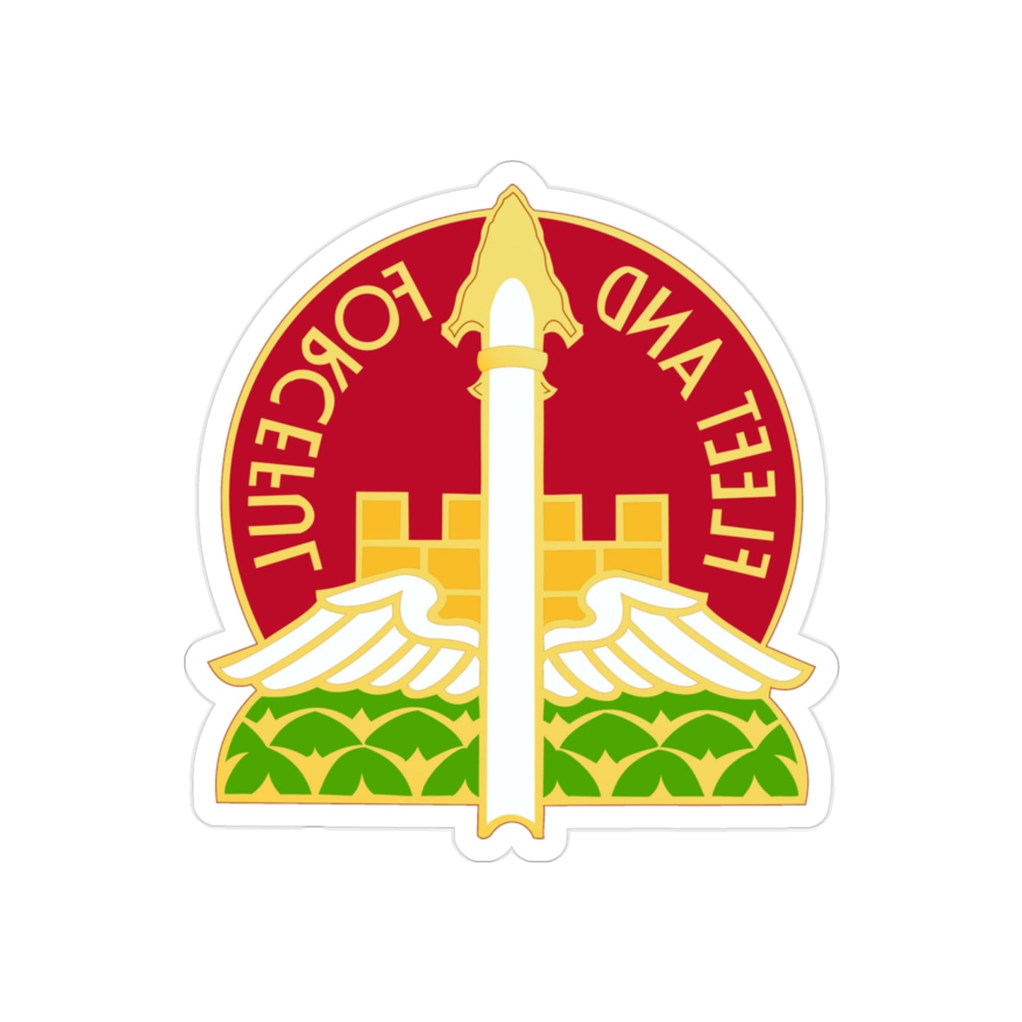 88th Artillery Group (U.S. Army) REVERSE PRINT Transparent STICKER