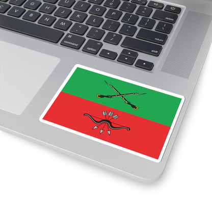 Flag of Zaporozhye Oblast Russia (Russia) STICKER Vinyl Kiss-Cut Decal