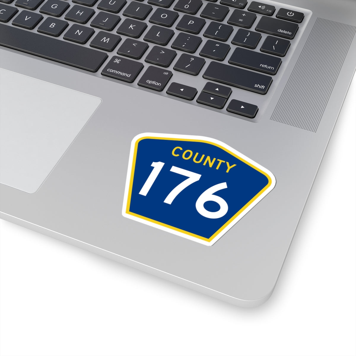 County 176 MN (Minnesota) (Road Sign) STICKER Vinyl Kiss-Cut Decal