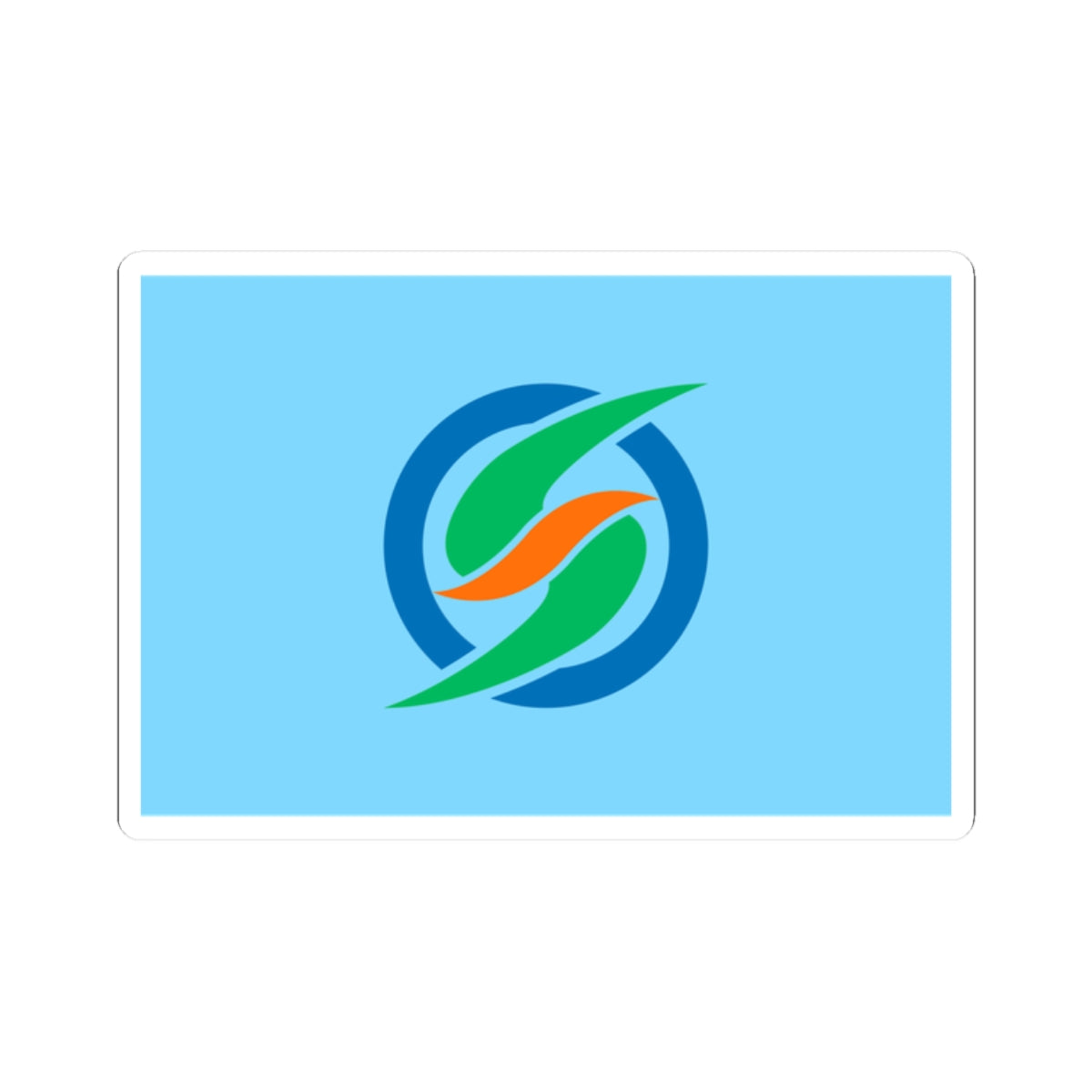 Flag of Shika Ishikawa (Japan) STICKER Vinyl Kiss-Cut Decal