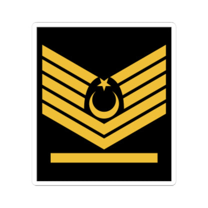 Başçavuş rütbe (Turkey) (Military Rank) STICKER Vinyl Kiss-Cut Decal