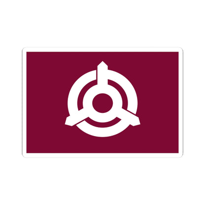 Flag of Kunitomi Miyazaki (Japan) STICKER Vinyl Kiss-Cut Decal