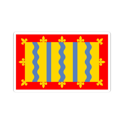 Flag of Cambridgeshire (England) STICKER Vinyl Kiss-Cut Decal