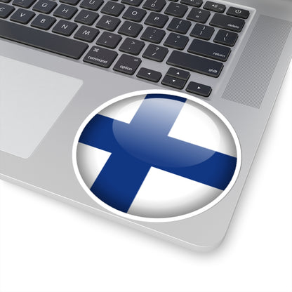 Flag orb Finland (Finland) STICKER Vinyl Kiss-Cut Decal