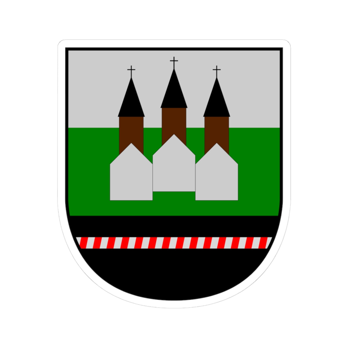 Barbiano-Stemma (Italy) (Coat of Arms) STICKER Vinyl Kiss-Cut Decal