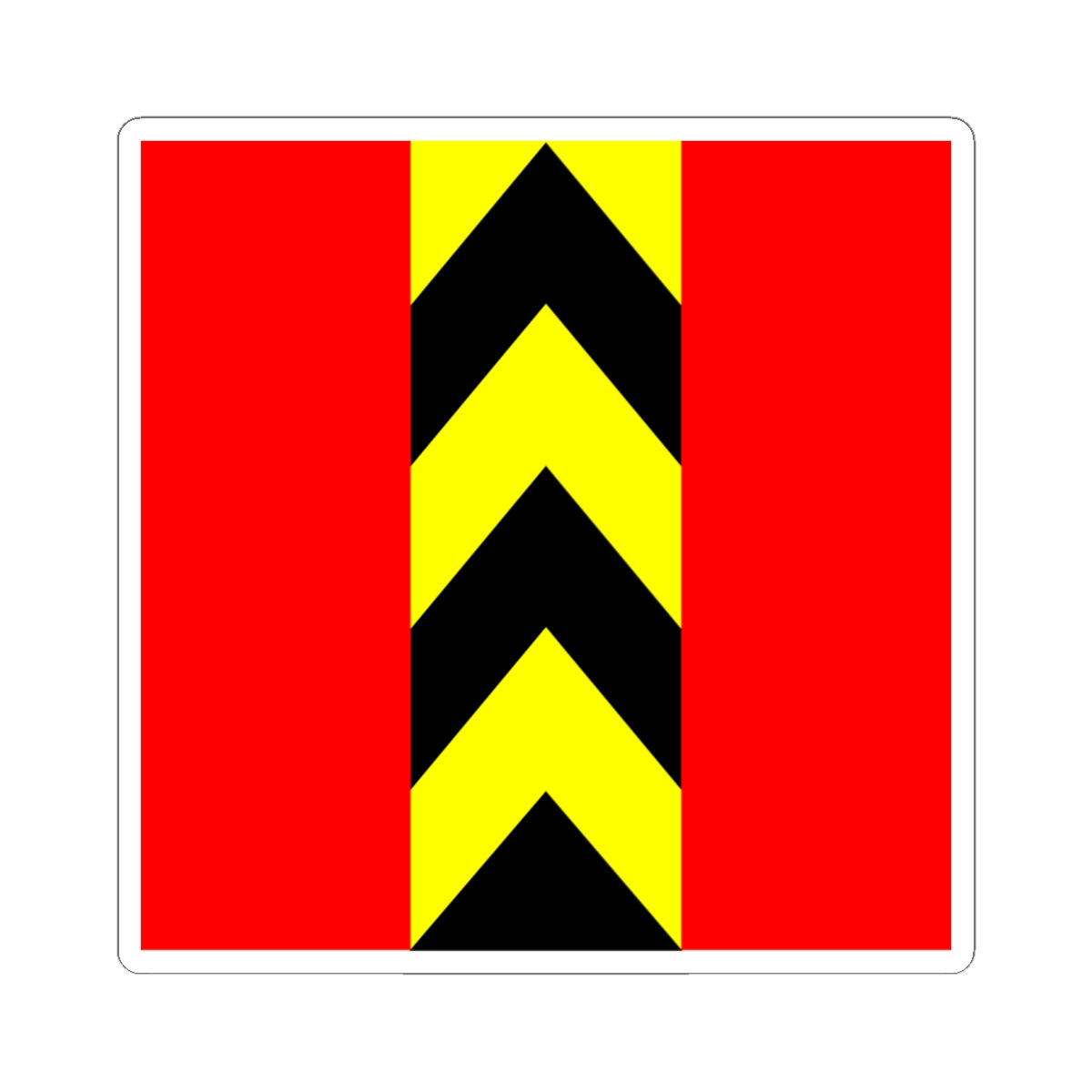 CHE Lebern Flag (Switzerland) STICKER Vinyl Kiss-Cut Decal