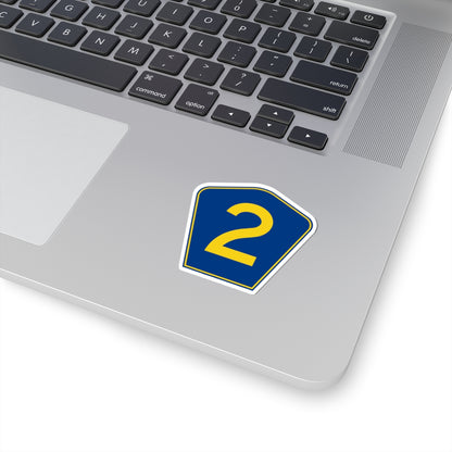 PR secondary 2 (Puerto Rico) (Road Sign) STICKER Vinyl Kiss-Cut Decal