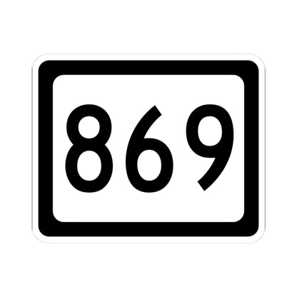WV-869 (Virginia) (Road Sign) STICKER Vinyl Kiss-Cut Decal