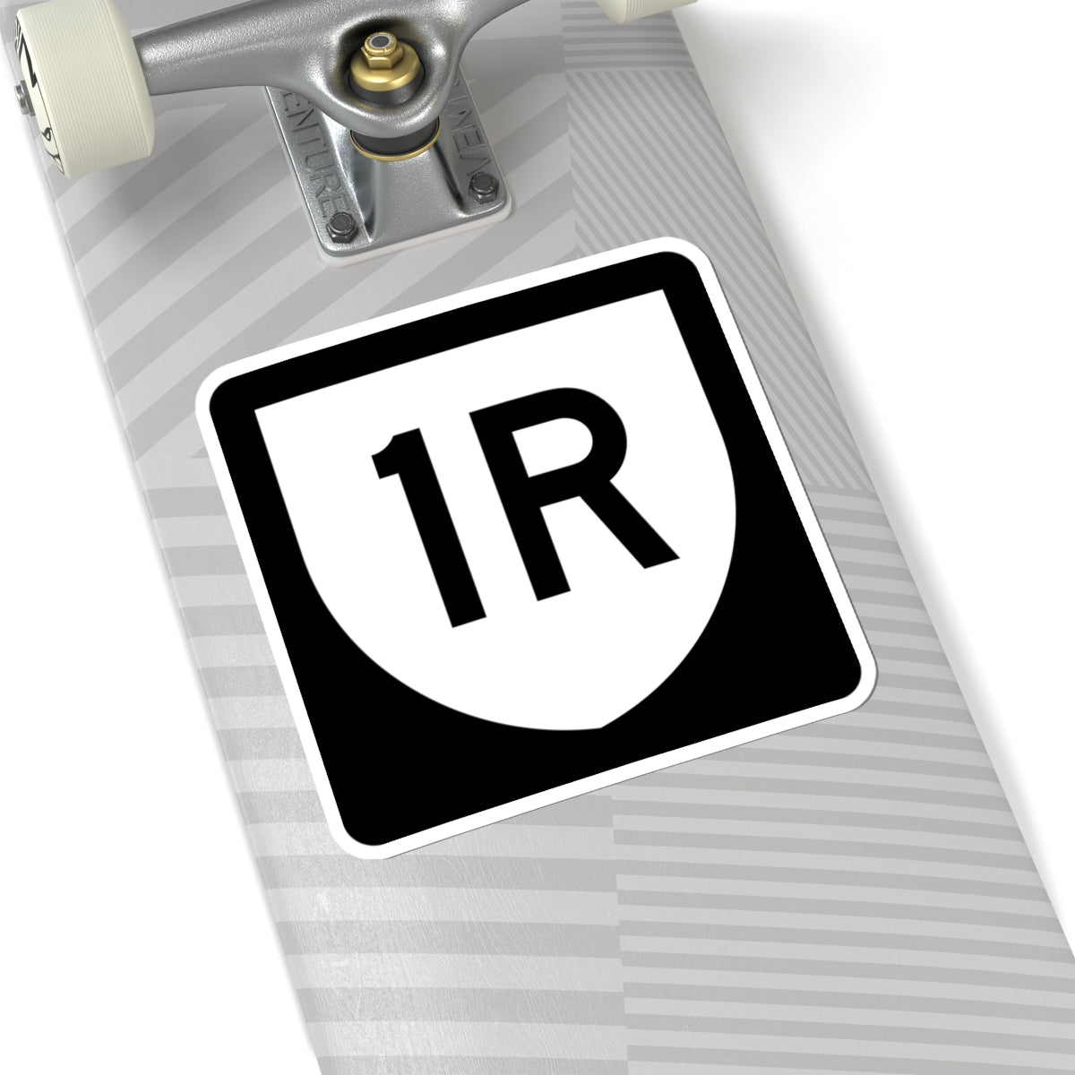 PR urban primary 1R (Puerto Rico) (Road Sign) STICKER Vinyl Kiss-Cut Decal