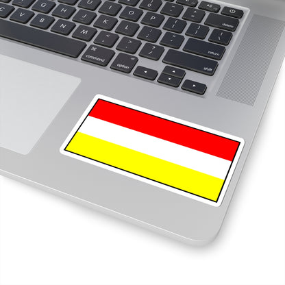 Flag of Wellesbourne (England) STICKER Vinyl Kiss-Cut Decal