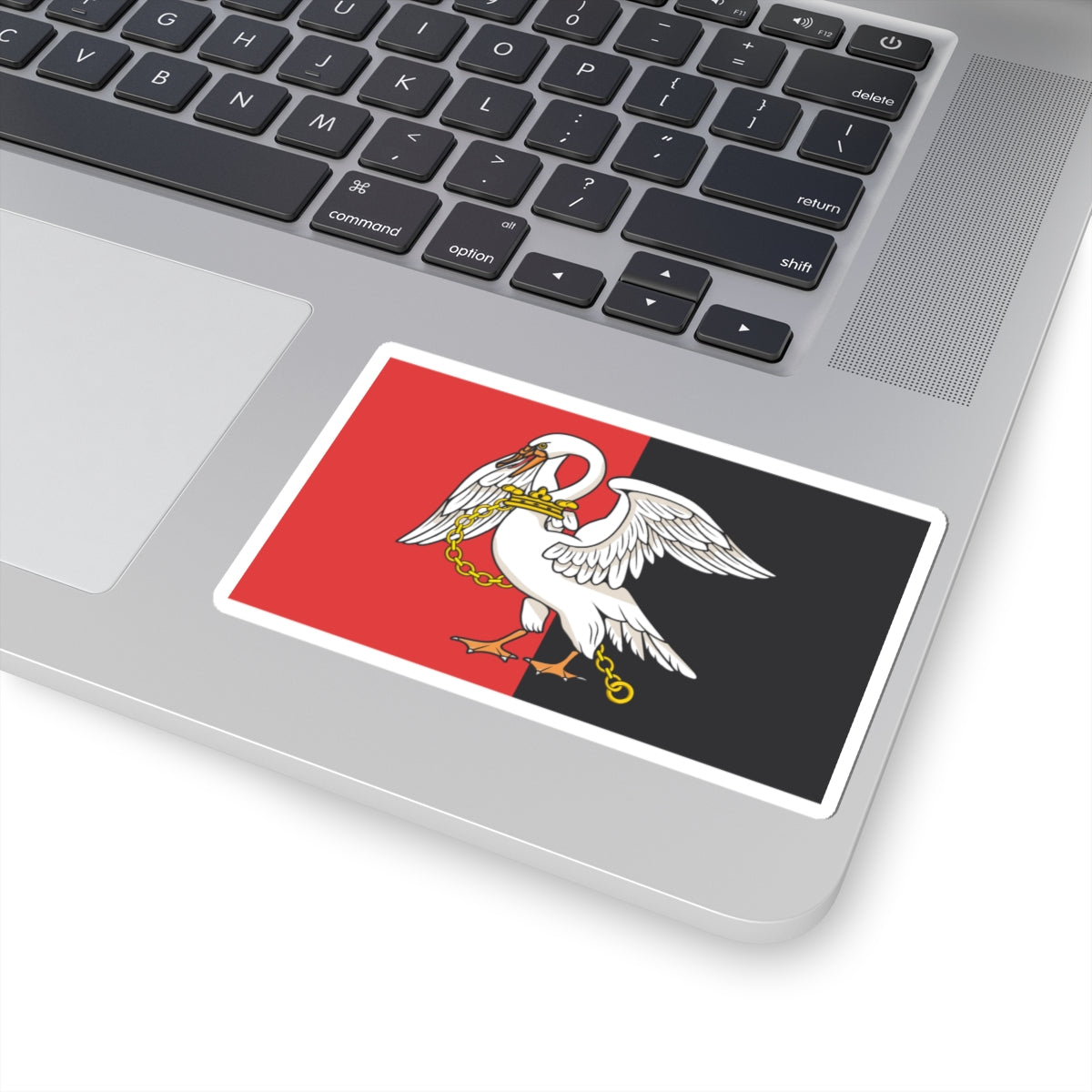 Flag of Buckinghamshire (England) STICKER Vinyl Kiss-Cut Decal