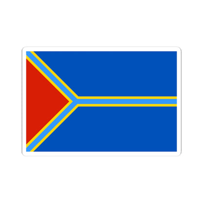 Flag of Alekseevsky rayon Volgograd oblast (Russia) STICKER Vinyl Kiss-Cut Decal