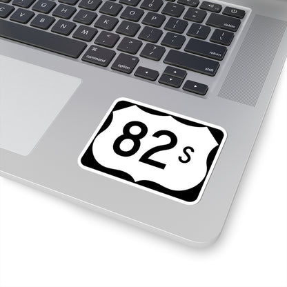 US 82S (Arkansas) (Road Sign) STICKER Vinyl Kiss-Cut Decal