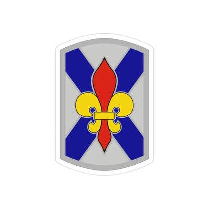 256th Infantry Brigade Combat Team (U.S. Army) REVERSE PRINT Transparent Die-Cut STICKER 2 Inch Die-Cut Transparent - The Sticker Space