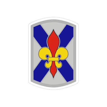 256th Infantry Brigade Combat Team (U.S. Army) REVERSE PRINT Transparent Die-Cut STICKER 3 Inch Die-Cut Transparent - The Sticker Space